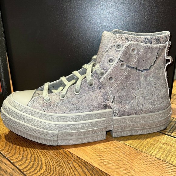 New Men Converse Chuck 70 - 2 in 1 x Feng Chen Wang 171838c Grey Shoes Sneakers - Picture 3 of 7